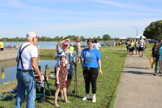 Big turnout for 13th annual Kids Fishing Day