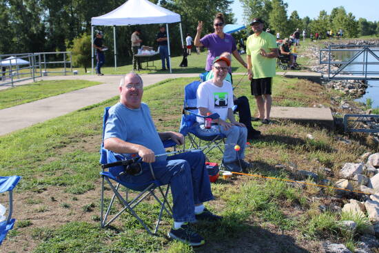 Big turnout for 13th annual Kids Fishing Day