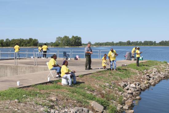 Big turnout for 13th annual Kids Fishing Day